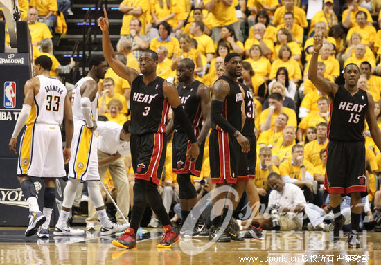 nba东部决赛热火对步行者图片_nba东部决赛热