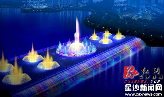 长沙县:松雅湖畔将现隧道瀑布奇景 游人伸手可及