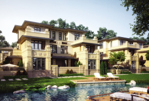 天街别墅“听蓝湾”,为龙湖18年来首创的新屋种