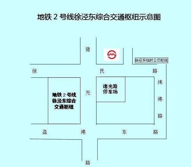图为徐泾东综合交通枢纽示意图 来源:新浪微博