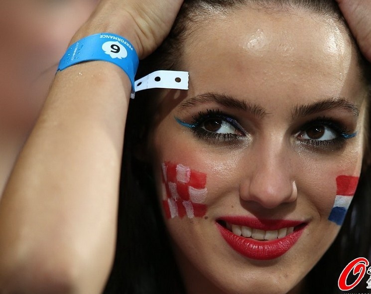 克罗地亚美女球迷