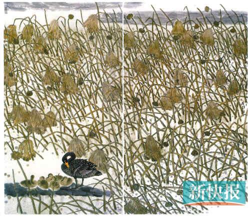 ■方楚雄作品《秋塘》