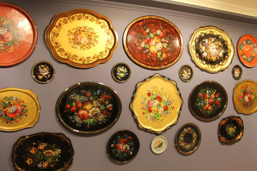 彩绘博物馆内一角