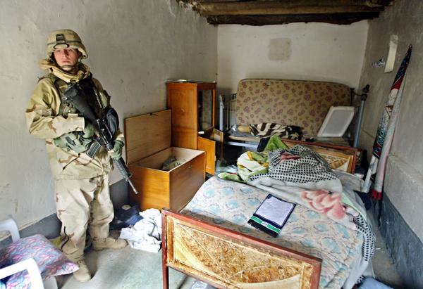 萨达姆曾经藏匿过的房间