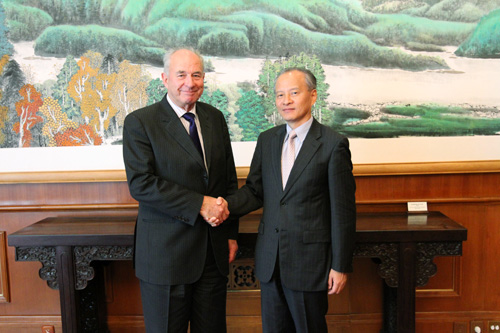 外交部副部长崔天凯会见新西兰 中国关系促进