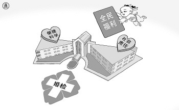 北京卫生局负责人表示,北京不会恢复强制婚检.