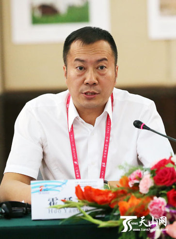 新疆电视台副台长霍延敏的发言