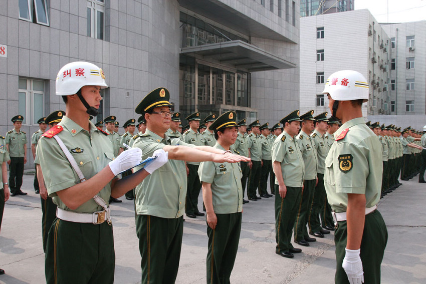 高清:武警北京总队扎实开展严纪律、树形象、