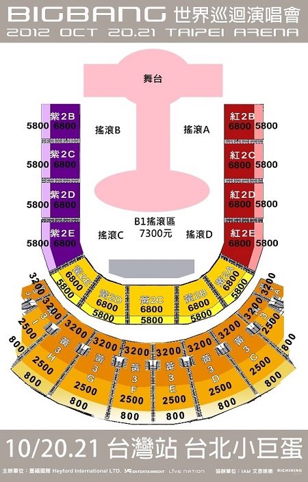 BIGBANG台湾演唱会创韩国歌手在台最高销售