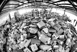 快递也要疯狂了