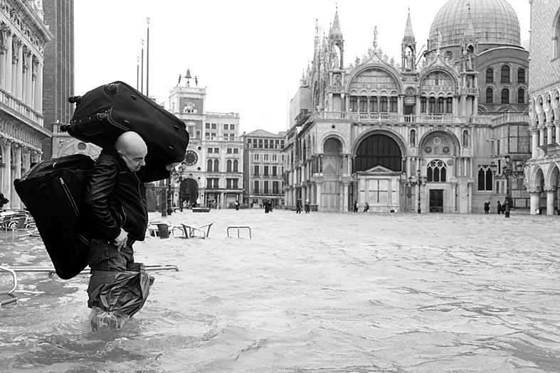 威尼斯遭遇水灾