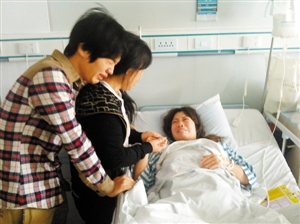 深圳医院一名孕妇做完阑尾手术后四个月大胎儿