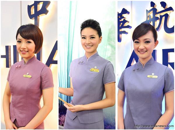 台湾华航最新空姐月历曝光 为效果剪发不心疼