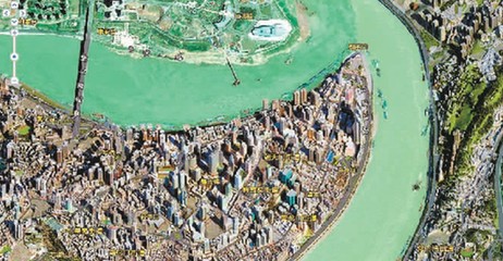 分辨率的航拍实景影像地