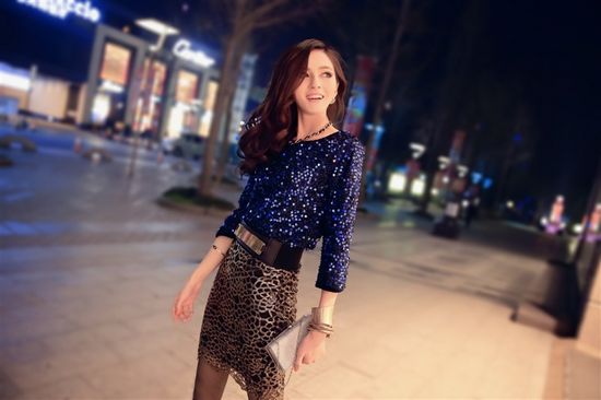 专访青岛爆红混血女模 家住市北主业是翻译(图