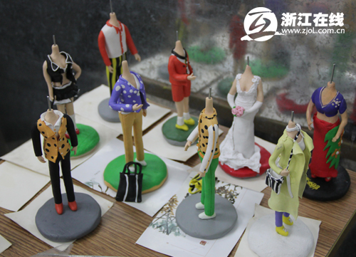 聋人朋友现场制作逼真的软陶公仔 9人被杭州一企业录用