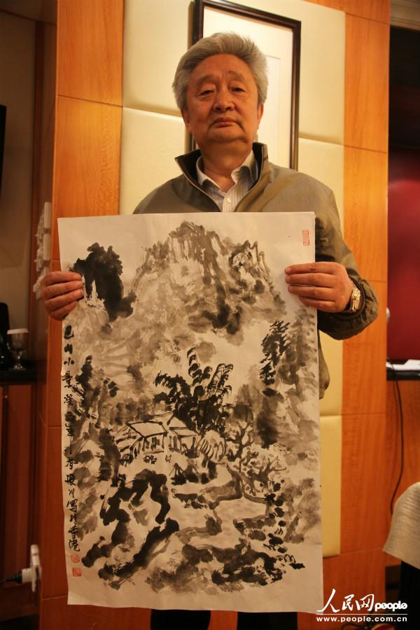 组图:在香港领略长安画派大师的精美画作