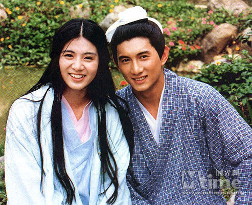 青涩的杨采妮与吴奇隆