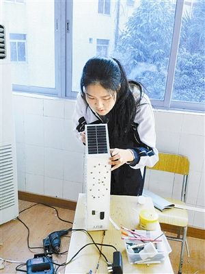 一个深圳高中女生的梦想:用发明改变中国式过