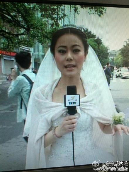 韩国媒体关注雅安地震救援细节 最美新娘记者