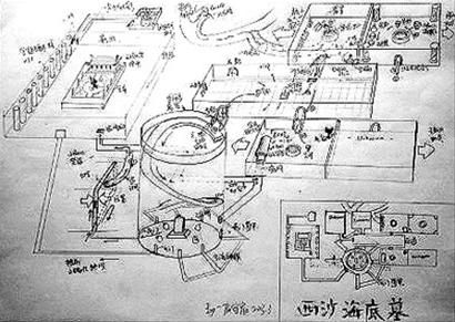 学生还原小说场景手绘盗墓地图走红