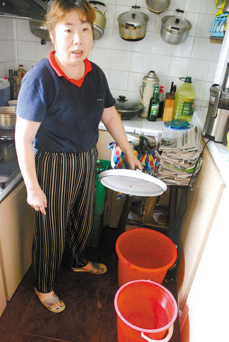 早、晚时分停水 海曙梅园社区高楼住户叫苦不迭