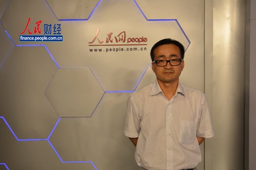 人民大学经济学院副院长刘元春做客人民网(图