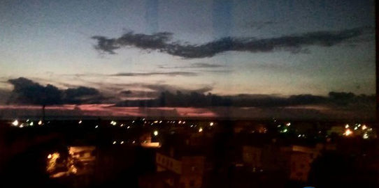 台湾网友拍到飞龙在天 龙形云彩引人惊叹(图