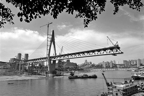 两江影视城大桥将仿民国风格 嵌挂青砖 双向6车道