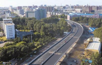 长春快速路工程繁荣路至红旗街段初定9月5日
