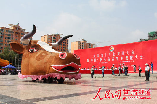 甘肃康乐:肉牛产业带动农民增收致富 发展模式