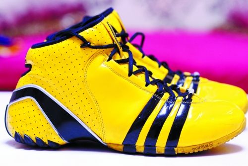 阳光下,那么耀眼的篮球战靴