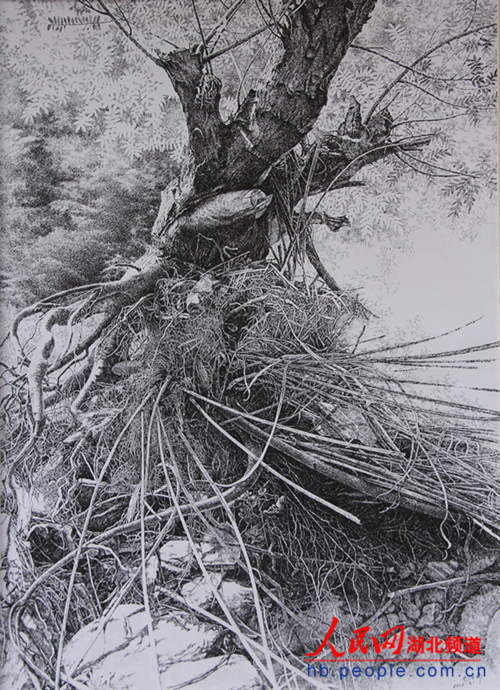 中国钢笔画第一人毛才奇:穷尽一生绘故乡|水