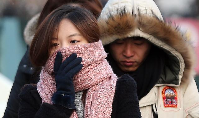 韩国首尔迎入冬以来最低气温 零下9.3摄氏度|首