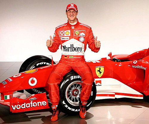 　　资料图：7届F1世界冠军迈克尔&middot;舒马赫