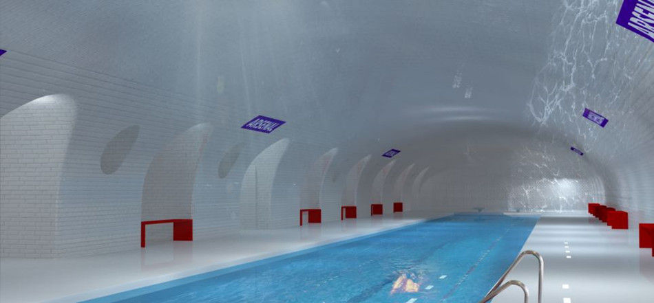 巴黎废弃地铁站或将获重生 变身游泳池酒吧餐