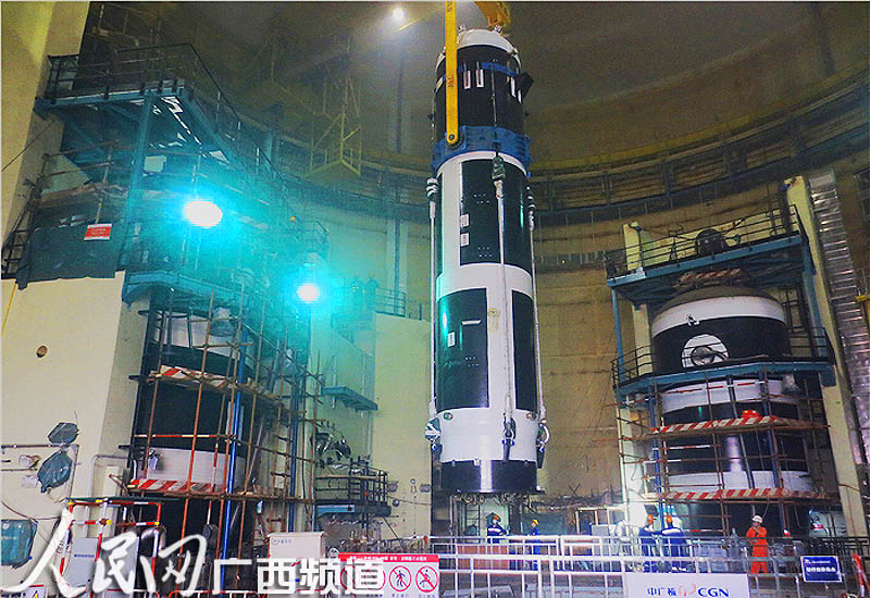 广西防城港核电站1号机组核岛主设备全部就位