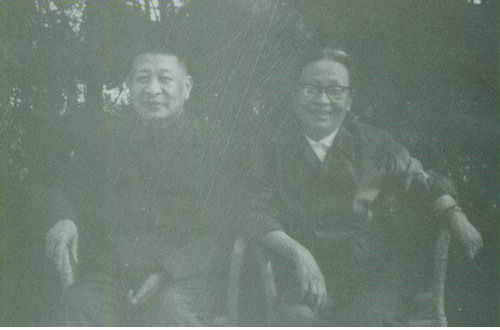 1978年8月,钟期光与夫人凌奔在军事科学院寓所