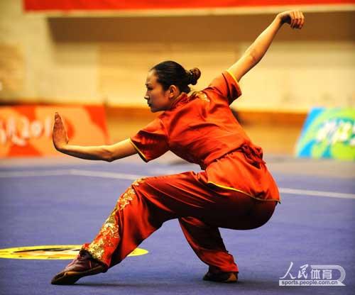 全运会武术套路预赛(团体和女子赛区)在宁波举