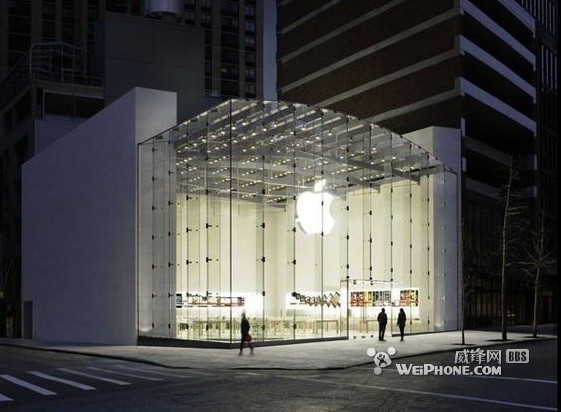 苹果为曼哈顿上西区零售店的建筑结构申请专利