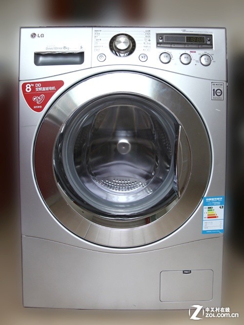 探秘DD变频电机 LG 8kg滚筒洗衣机首测