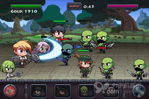 【3路军团】幻想横版出兵防御类游戏