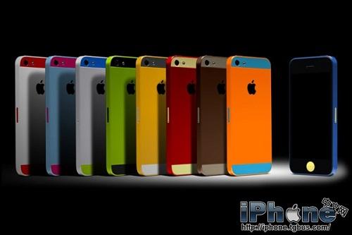 像iPod touch5一样 iPhone5也可以五颜六色