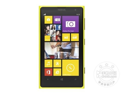 图为：诺基亚 Lumia 1020 手机