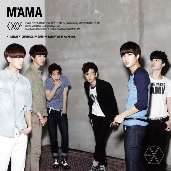 exo-m(微博)公开了首张迷你大碟《mama》的mv,今天又发售了专辑,其