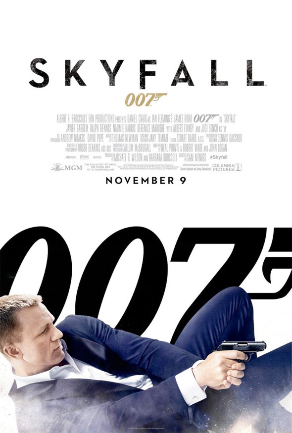 《007:天幕坠落》美国版人物海报曝光 延续007以往风格