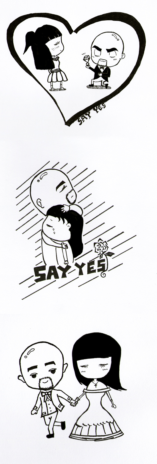 《say yes》窜红 网友自制李代沫求爱卡通画