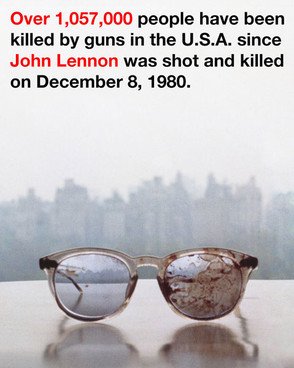 小野洋子庆结婚44周年 公布列侬带血眼镜的照片