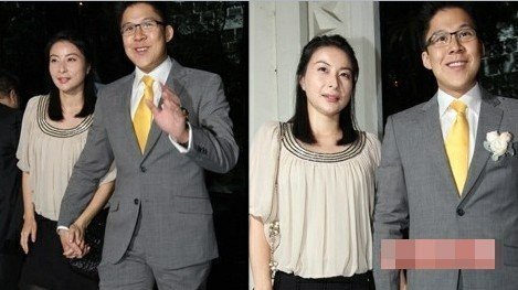 郭晶晶霍启刚现身友人婚礼