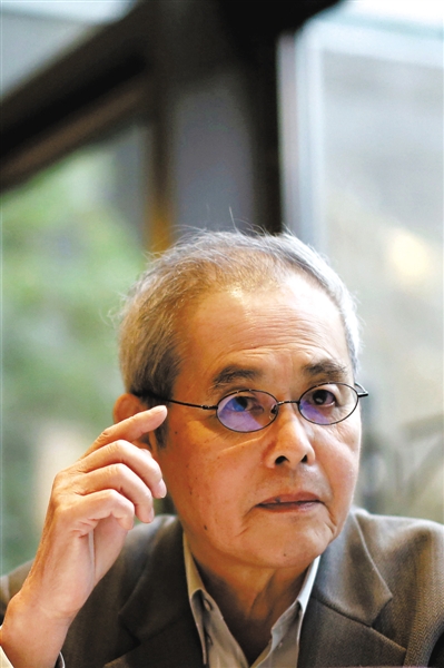 台湾著名诗人及散文作家杨牧。新京报记者 王叔坤 摄